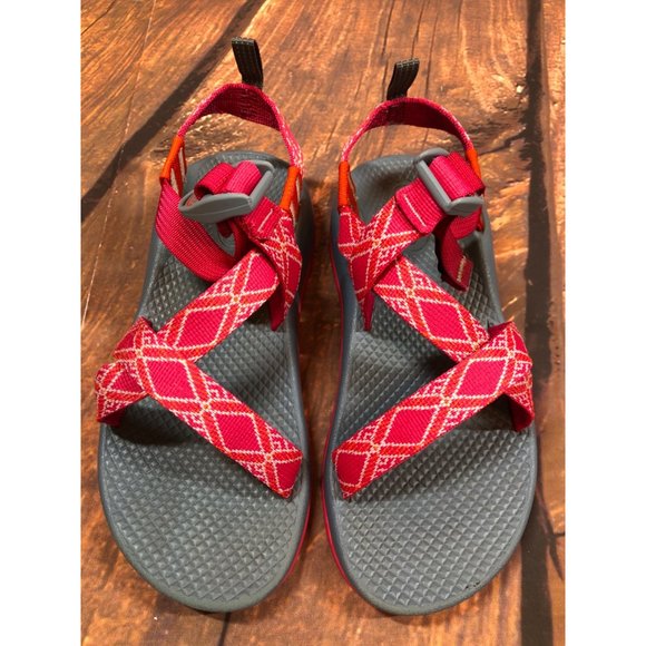 Chaco Z1 Ecotread Sandal Boho Rasberry Pink Girls 3 (6t43) - Picture 2 of 10